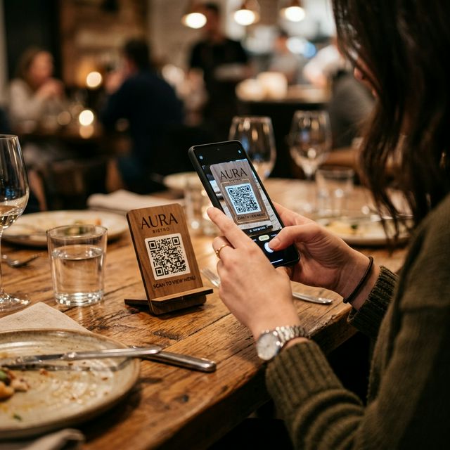 QR bestellen aan tafel